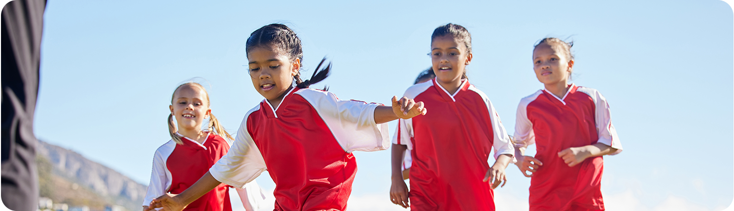 Kids playing sports